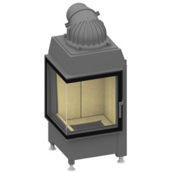 Plieninis židinio ugniakuras Schmid Ekko L 4551s, 7 kW