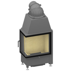 Plieninis židinio ugniakuras Schmid Ekko L 55(34)51s, 5 kW