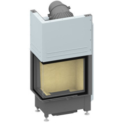 Plieninis židinio ugniakuras Schmid Ekko L 55(34)57h, 5 kW