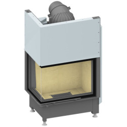 Plieninis židinio ugniakuras Schmid Ekko L 67(45)45h, 10 kW