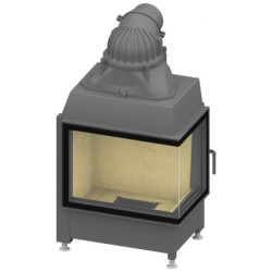 Plieninis židinio ugniakuras Schmid Ekko R 67(45)45s, 10 kW