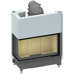 Plieninis židinio ugniakuras Schmid Ekko L 84(34)51h, 9 kW