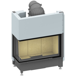 Plieninis židinio ugniakuras Schmid Ekko L 84(34)57h, 9 kW