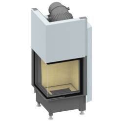 Plieninis židinio ugniakuras Schmid Ekko L 45(45)57h, 7 kW