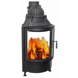 Plieninis židinio ugniakuras Schmid Ronda TV 5557s, 9 kW