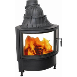 Plieninis židinio ugniakuras Schmid Ronda TV 6757s, 9 kW