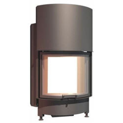 Plieninis židinio ugniakuras Schmid Pano TV 6745h, 9 kW