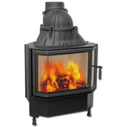 Plieninis židinio ugniakuras Schmid Pano 6757s, 9 kW