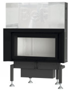 Plieninis židinio ugniakuras BEF Home Trend V 7, 9 kW