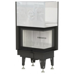 Plieninis židinio ugniakuras BEF Home Trend V 8 CP, 13 kW