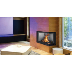 Plieninis židinio ugniakuras BEF Home Trend V 8 CP, 13 kW