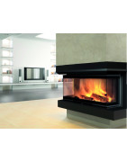 Plieninis židinio ugniakuras BEF Home Trend V 8 C, 13 kW