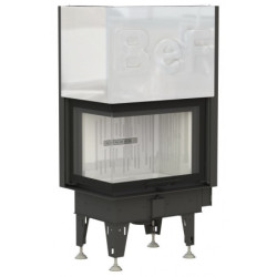 Plieninis židinio ugniakuras BEF Home Trend V 10 CL, 14 kW