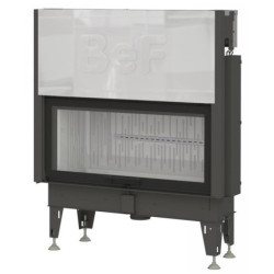 Plieninis židinio ugniakuras BEF Home Trend V 12, 15 kW