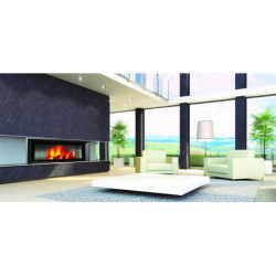 Plieninis židinio ugniakuras BEF Home Trend V 14, 15 kW