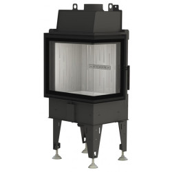 Plieninis židinio ugniakuras BEF Home Trend 6 CP, 7 kW