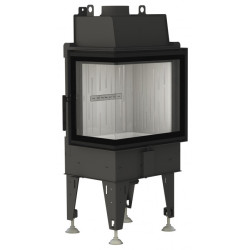 Plieninis židinio ugniakuras BEF Home Trend 6 CL, 7 kW