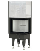 Plieninis židinio ugniakuras BEF Home Trend V 6 CP, 7 kW