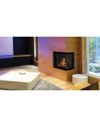 Plieninis židinio ugniakuras BEF Home Flat V 6 CP, 6 kW