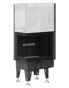 Plieninis židinio ugniakuras BEF Home Flat V 7 CL, 7 kW