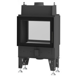 Plieninis židinio ugniakuras BEF Home Flat 7 Twin, 7 kW