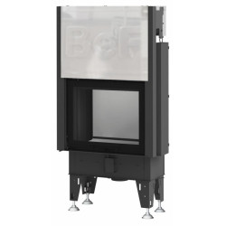 Plieninis židinio ugniakuras BEF Home Flat V 7 N Twin, 7 kW