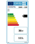 Netiesioginio šildymo vandens šildytuvas Kospel SWK-120.A