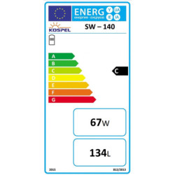 Netiesioginio šildymo vandens šildytuvas Kospel SW 140