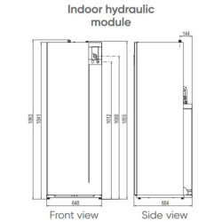Šilumos siurblys oras/vanduo Atlantic Alfea Extensa Duo AI 8
