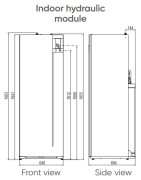 Šilumos siurblys oras/vanduo Atlantic Alfea Extensa Duo AI 10