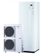 Šilumos siurblys oras/vanduo Atlantic Alfea Hybrid Duo Gas Tri14