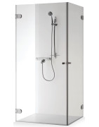 Dušo kabina Baltijos Brasta Liepa 100x100, su skaidriu stiklu