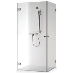 Dušo kabina Baltijos Brasta Liepa 100x100, su skaidriu stiklu