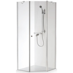 Dušo kabina Baltijos Brasta Lina 100x100x190, blizgi