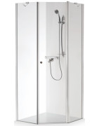 Dušo kabina Baltijos Brasta Lina 90x90x190, blizgi