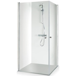 Dušo kabina Baltijos Brasta Viktorija 90x90x190, blizgi