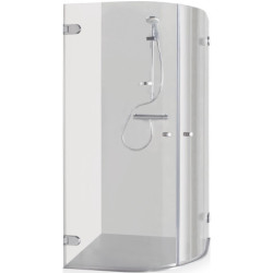 Dušo kabina Baltijos Brasta Julija 90x90x190, skaidriu stiklu