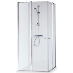 Dušo kabina Baltijos Brasta Sima 90x90x190, blizgi