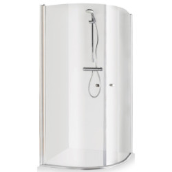 Dušo kabina Baltijos Brasta Katarina 100x100x190, chromuota