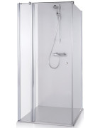 Dušo kabina Baltijos Brasta Karina 100x100x190, chromuota