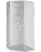 Dušo kabina Baltijos Brasta Inga 90x90x190, skaidriu stiklu