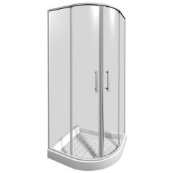 Dušo kabina Jika Lyra Plus 80x80, skaidrus stiklas