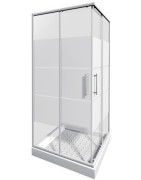 Dušo kabina Jika Lyra Plus 80x80, skaidrus stiklas