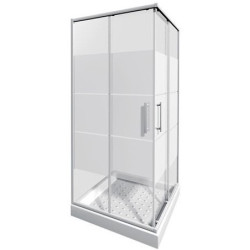 Dušo kabina Jika Lyra Plus 90x90, skaidrus stiklas