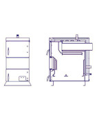 Plieninis kieto kuro katilas TIS VIRINETA 27kW