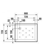 Dušo padėklas Jika Neo-Ravenna, 72x90