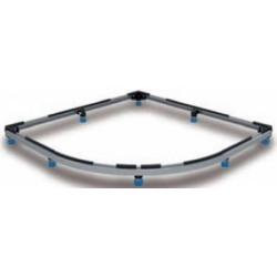 Dušo padėklo Zirkon atrama Kaldewei FR, Max. 100x100