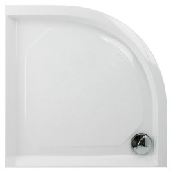 Dušo padėklas Paa Classic 90x90 (radius 550), su panele ir kojelėmis, baltas