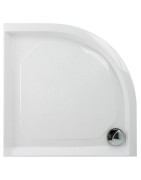 Dušo padėklas Paa Classic 90x90 (radius 550), su panele ir kojelėmis, baltas
