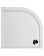 Dušo padėklas Paa Classic 90x90 (radius 500), su panele ir kojelėmis, baltas